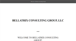 Desktop Screenshot of bellatrixcg.com
