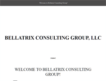 Tablet Screenshot of bellatrixcg.com
